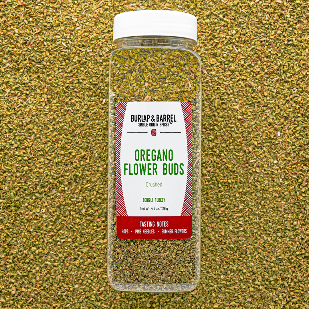 Oregano Flower Buds Crushed Container by Burlap & Barrel