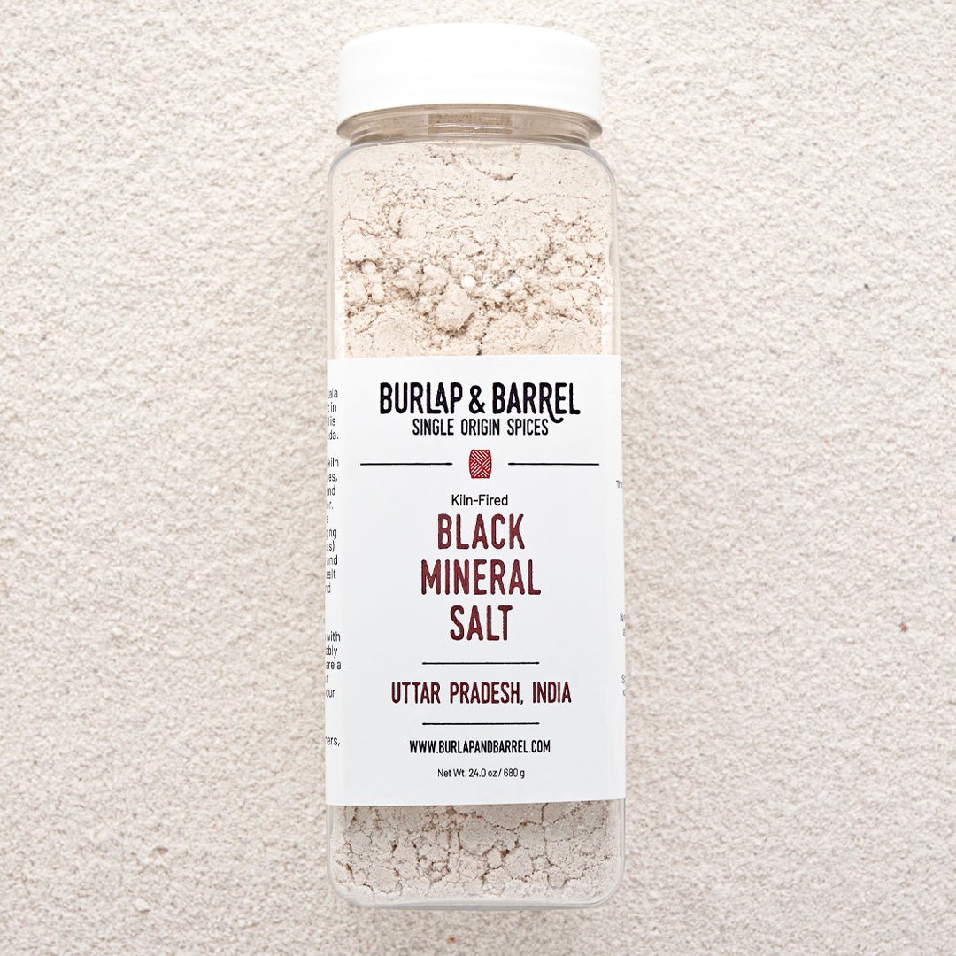 Black Mineral Salt - Burlap & Barrel