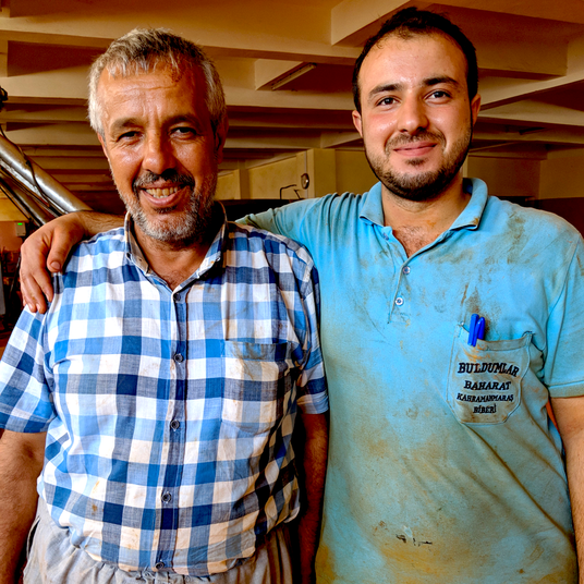 Hilmi Bey and his son, Ahmet