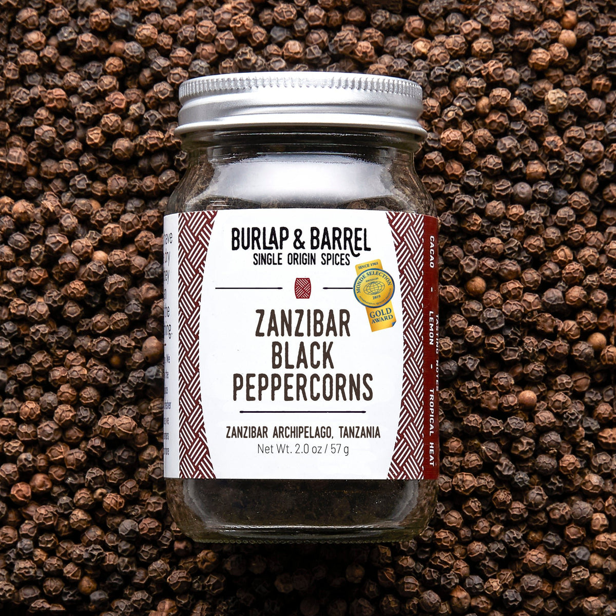 Zanzibar Black Peppercorns - Burlap & Barrel
