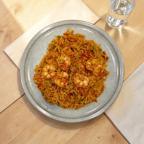 Spicy Shrimp Stir-Fry Rice (Berbere Edition)