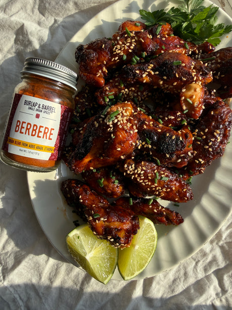 Honey-Glazed Berbere Wings