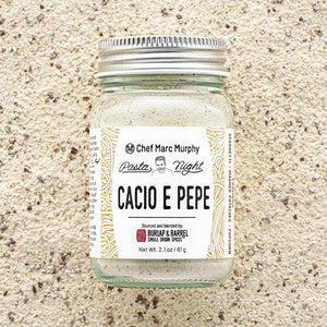 2.1 oz jar of Cacio e Pepe Seasoning