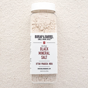 Black Mineral Salt - Burlap & Barrel